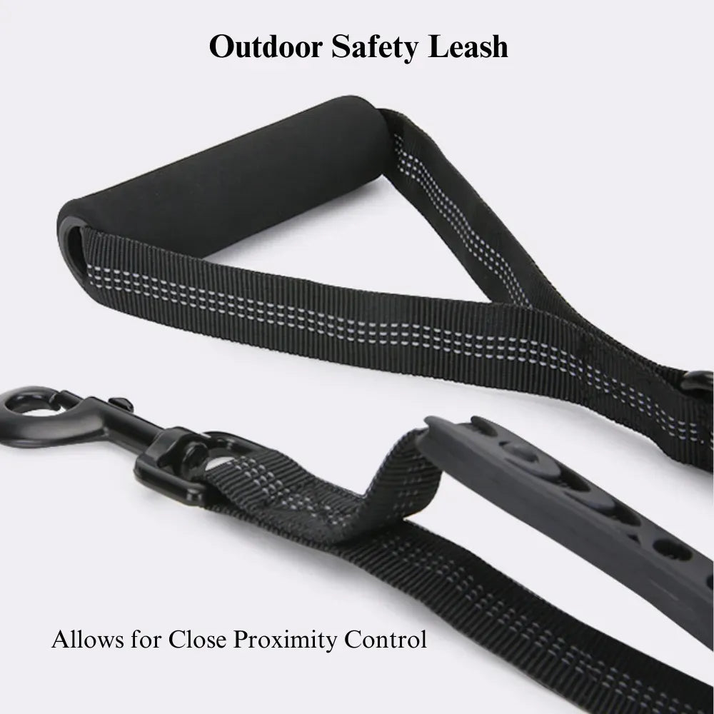 Anti-Pull Elastic Dog Leash with Reflective Design