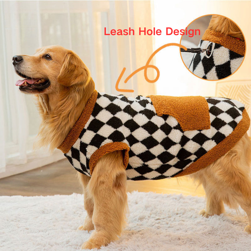 Dog Warm Fashionable Winter Pet Sherpa Fleece Vest