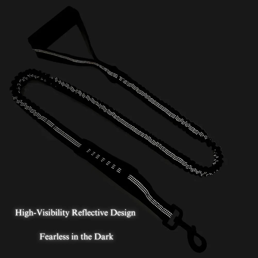 Anti-Pull Elastic Dog Leash with Reflective Design